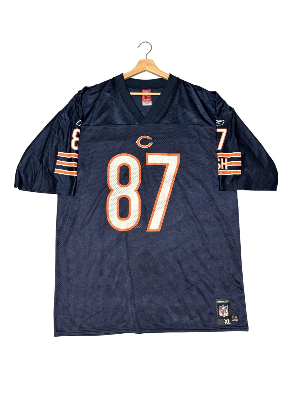 Chicago Bears Football Jersey Mens XL Blue NFL Reebok Muhsin Muhammad 87